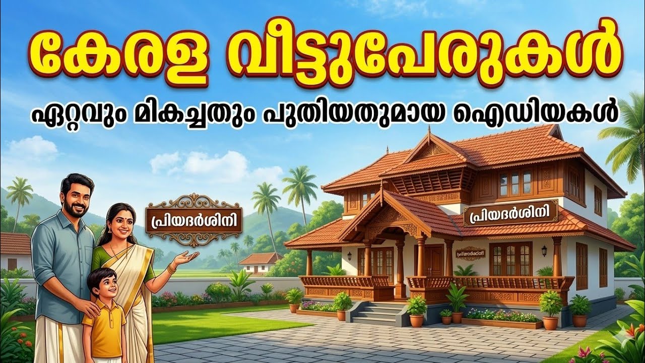 Kerala House Names | Trendy & Beautiful House Names in Malayalam | Latest House Name Ideas 2025