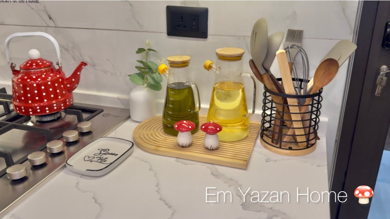 كيف بحافظ على نظافة بيتي بدون عامله⁉️ تجهيزات العزومه 👩🏻‍🍳دجاج بالخضار 🌽🥔فوتتشيني كريب 🍫
