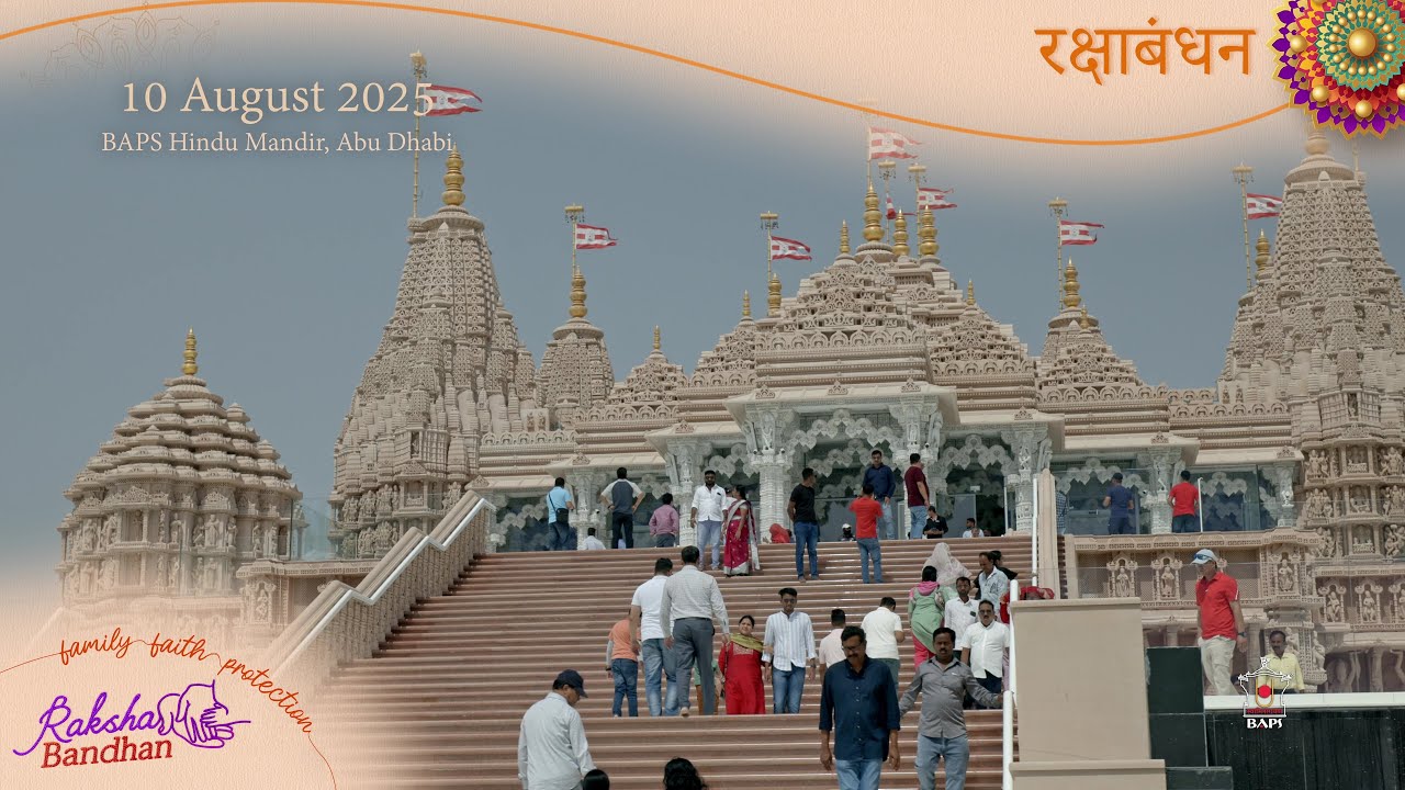 Rakshabandhan: Weaving a Tapestry of Love, Care, and Protection, BAPS Hindu Mandir, Abu Dhabi, UAE
