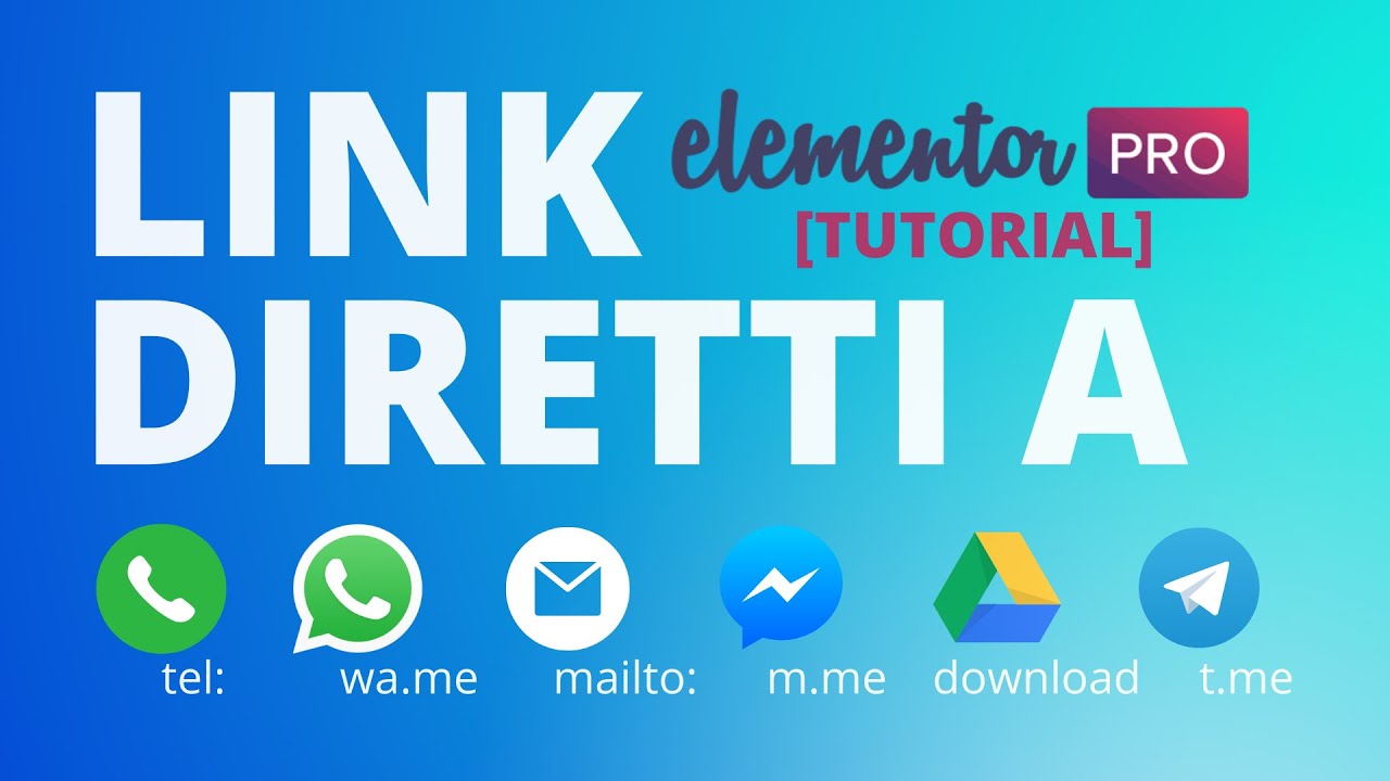 Link a WhatsApp, Messenger, Telegram e Download Diretto sul Dispositivo [SENZA PLUGIN EXTRA]