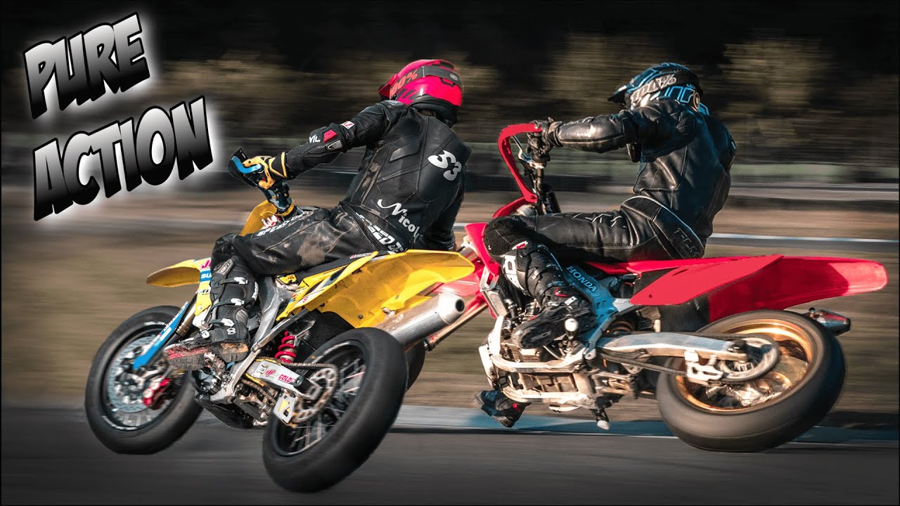 THIS IS SUPERMOTO | Trackday Action | Drifts, Jumps & Wheelies