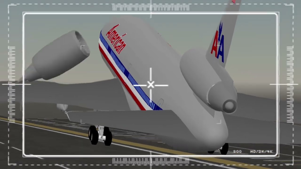 American Airlines Flight 191 - Crash Animation