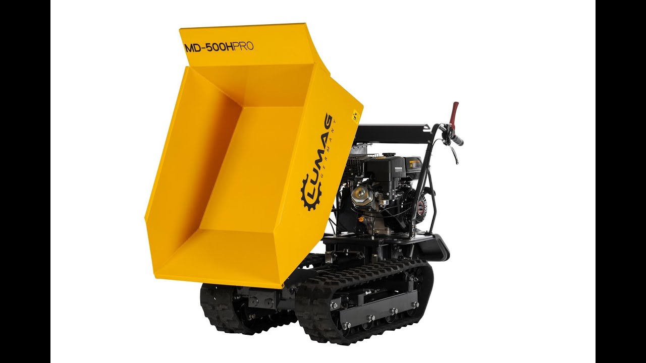 Vorstellung Lumag Dumper MD 500 HPRO Dineiger Mini Dumper Schubkarre Hydraulischkippen u. Trittbrett