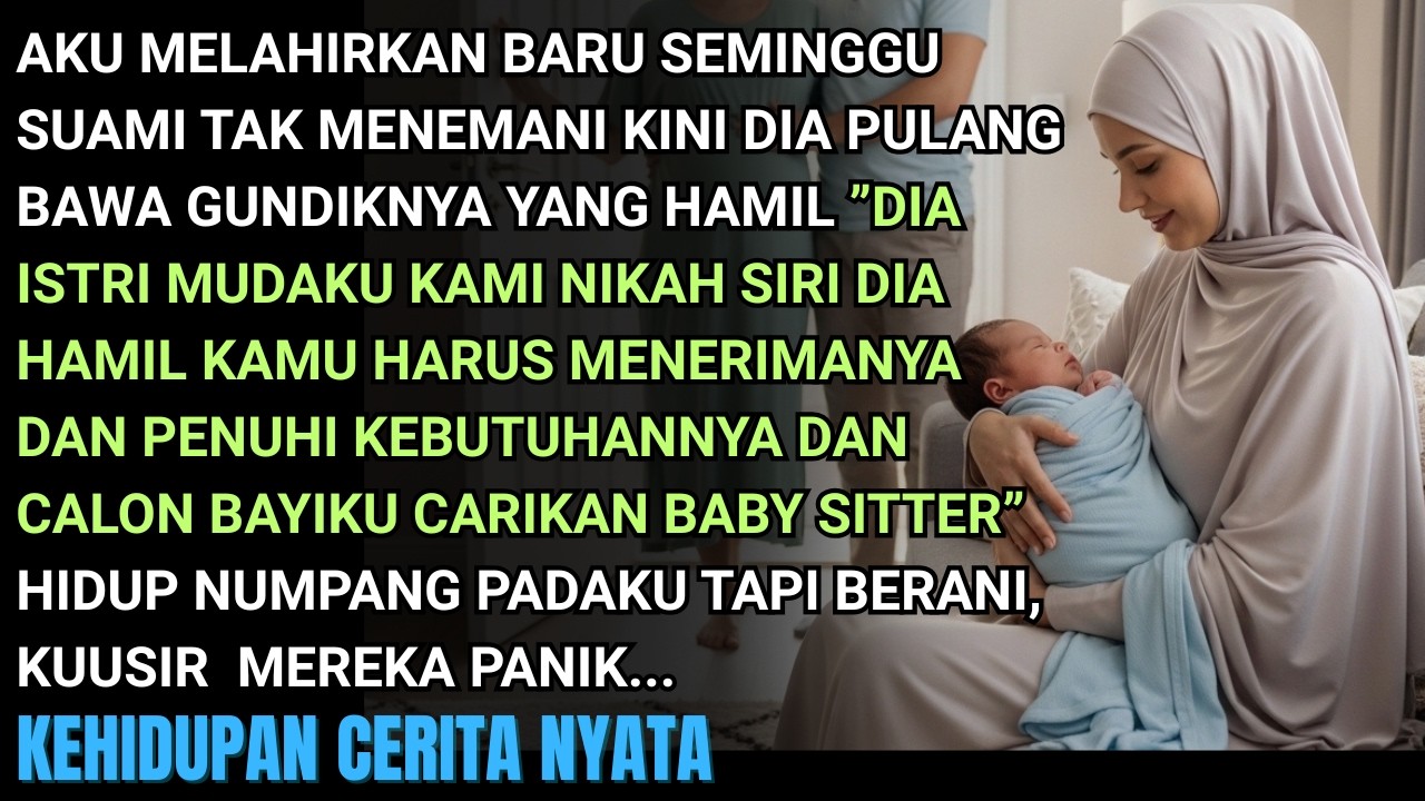 BERANINYA SUAMI BAWA GUNDIK HAMIL KERUMAH TINGGAL BERSAMA DISAAT AKU MELAHIRKAN BARU SEMINGGU-KUUSIR
