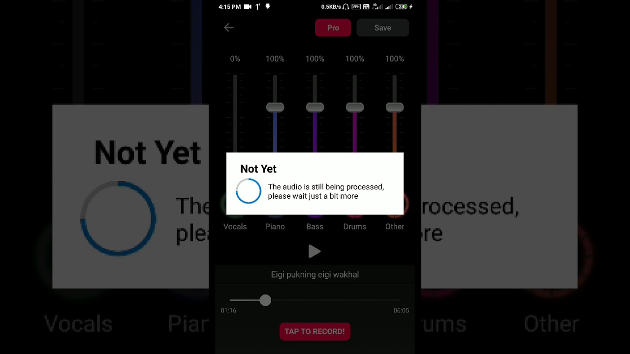 How to create good music karaoke (Music track) using mobile phone app Splithit (Manipuri)