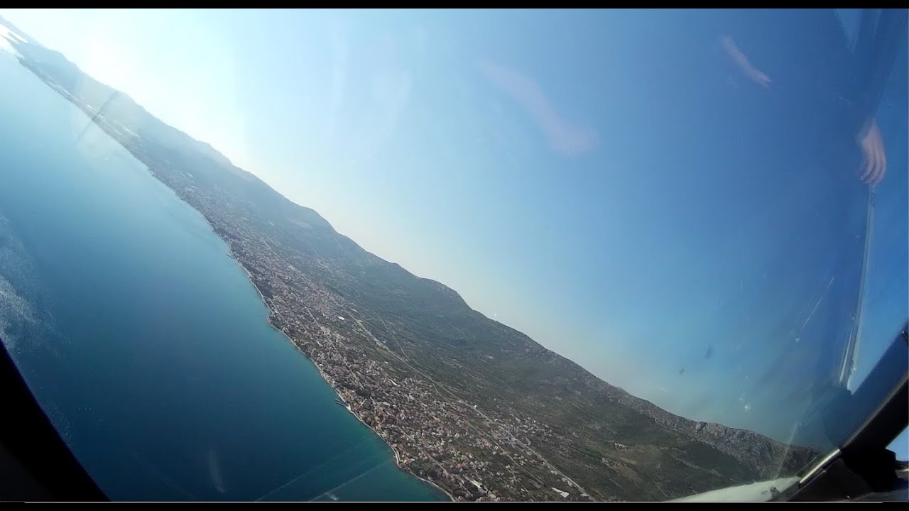 WORLD'S MOST DANGEROUS AIRPORTS - Split, Croatia - Visual Approach Airbus SPECTACULAR COCKPIT VIEW !