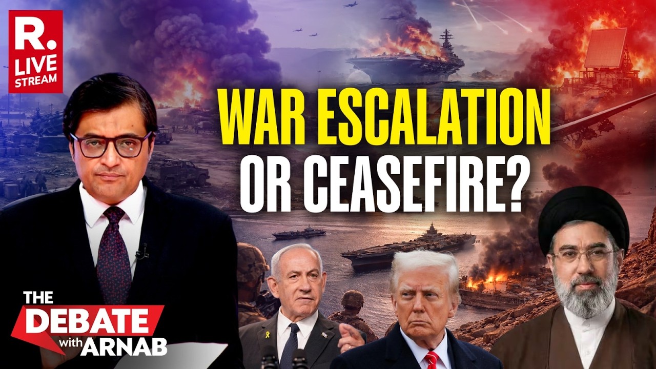 Debate With Arnab LIVE: Mr Trump, Where Is Your Ceasefire? | US-Israel-Iran War