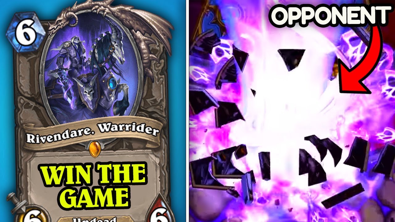 Breaking Hearthstone With Rivendare Warrider