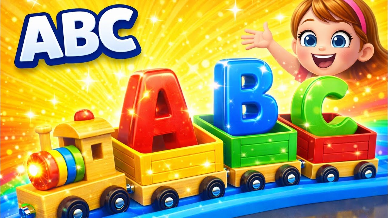 ABC Train 🚂😍 | A B C Song