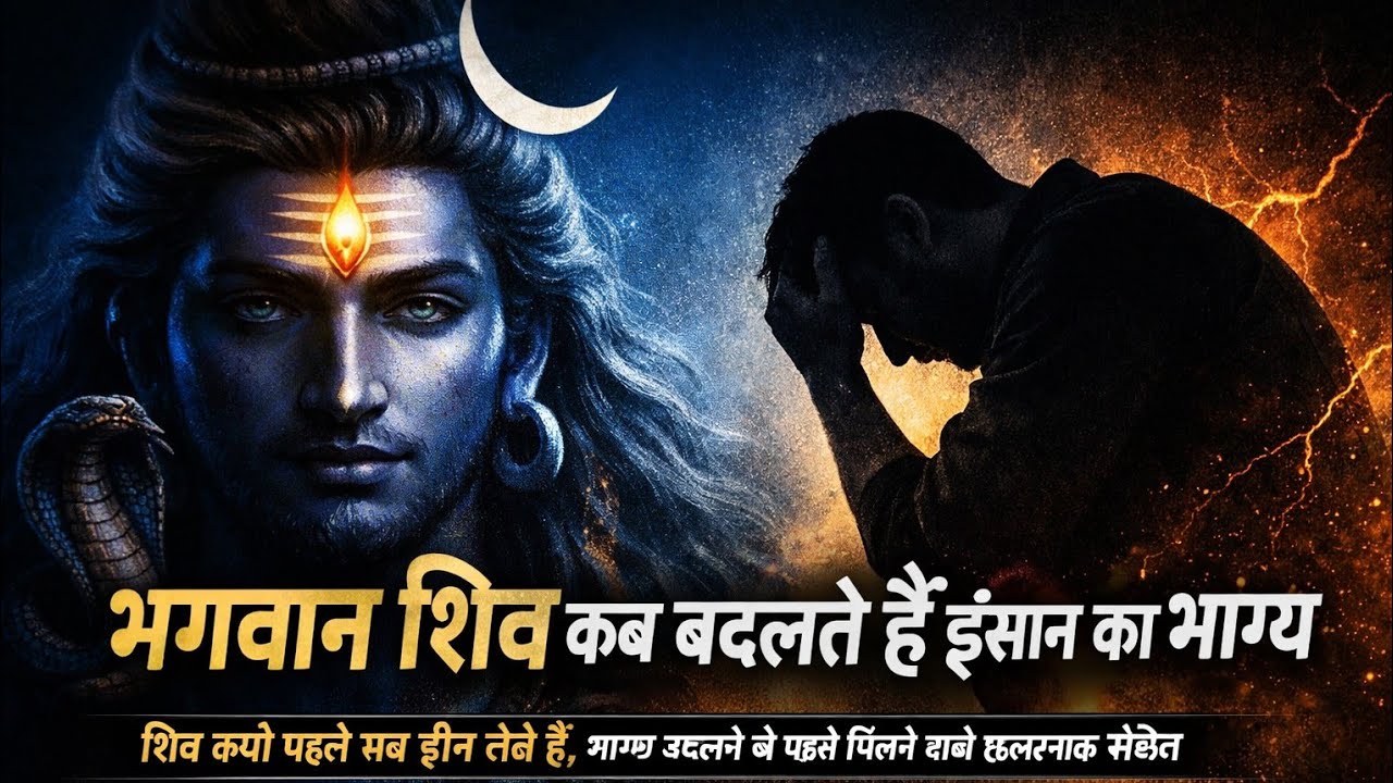भगवान शिव कब बदलते हैं इंसान का भाग्य,यह संकेत दिखें तो समझो जीवन पलटने वाला है | shiv destiny