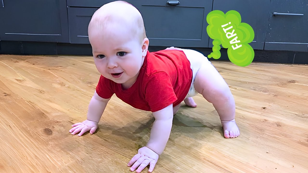 Oops! Baby Farts Caught on Camera! 😂 Try Not To Laugh Challenge
