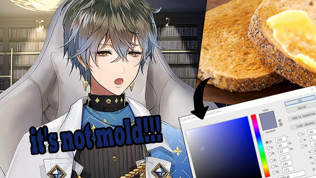 Swedish Blue Anime BOI malding over mold [Ike Eveland | Nijisanji EN]