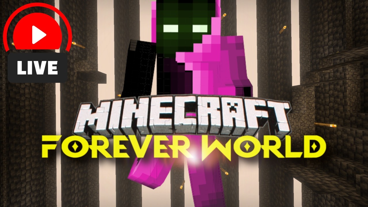 Hitting 8900 DAYS While Relaxing & Strip Mining in My FOREVER WORLD!