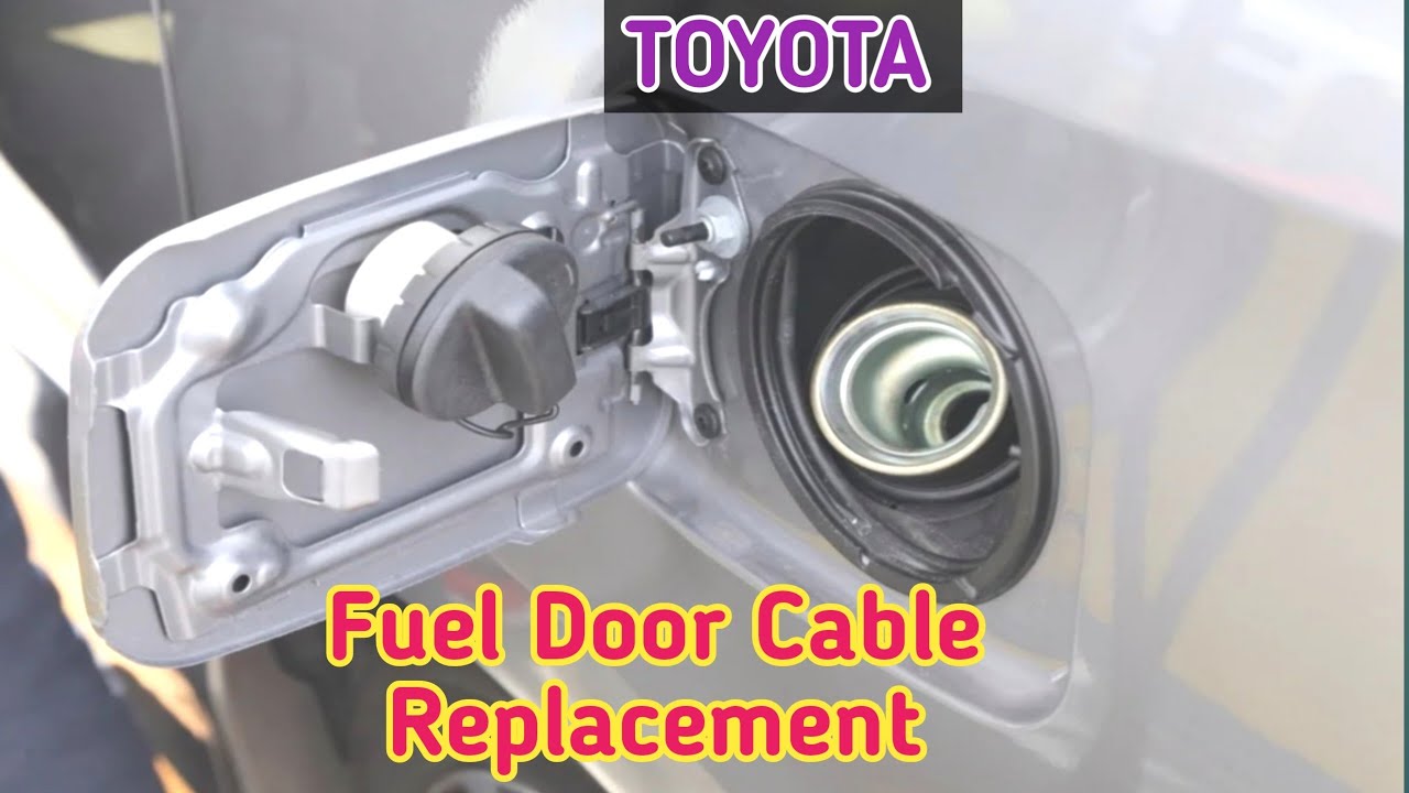 How to replace fuel door release cabel ! Toyota gas tank cable replacement ,