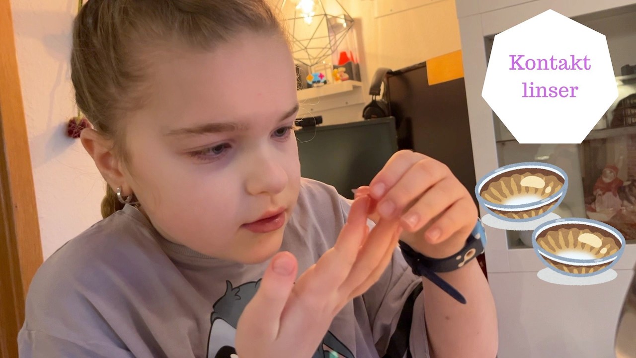 9 årig får Kontaktlinser