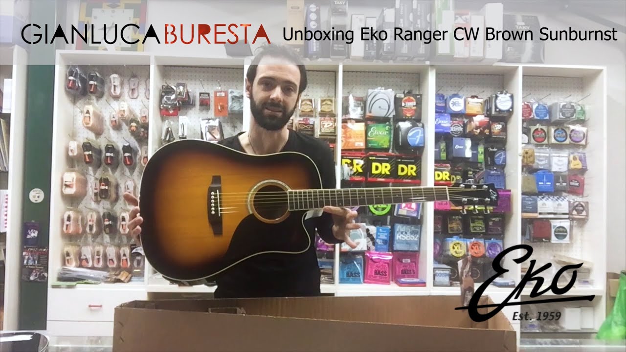 Gianluca Buresta - Eko Ranger CW Eq Brown Sunburst [UNBOXING]