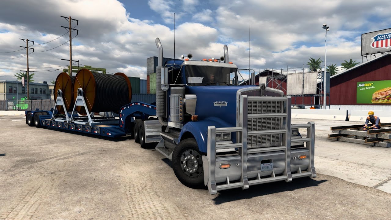 Kenworth W900 Day Cab - American Truck Simulator