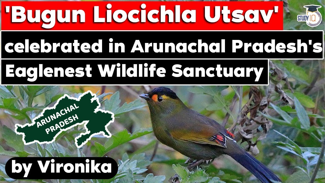 Arunachal Pradesh celebrates Bugun Liocichla Utsav at Eaglenest Wildlife Sanctuary, APPSC APSSB UPSC