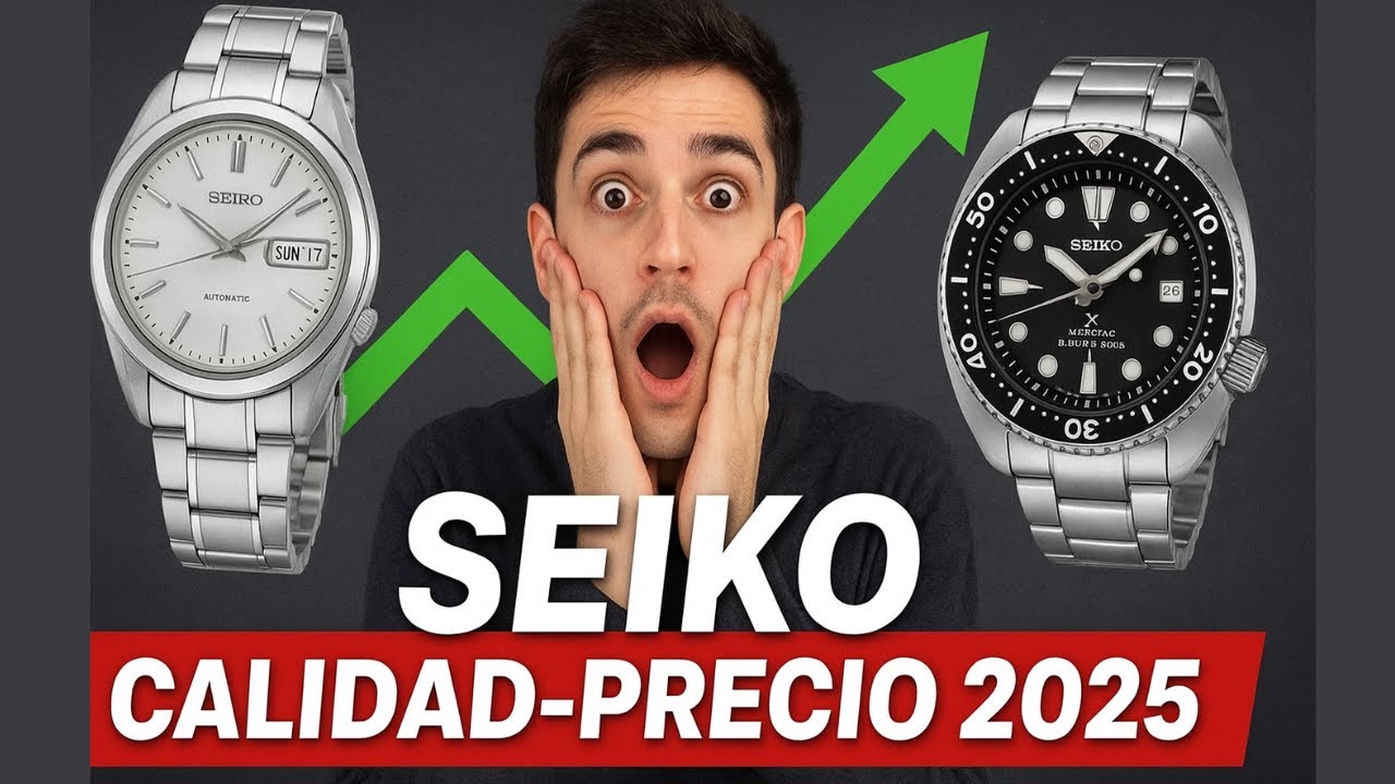 Top 5 Relojes Seiko Calidad-Precio 2025 ⏱️ | El Mejor Seiko Autom&aacute;tico para Ti