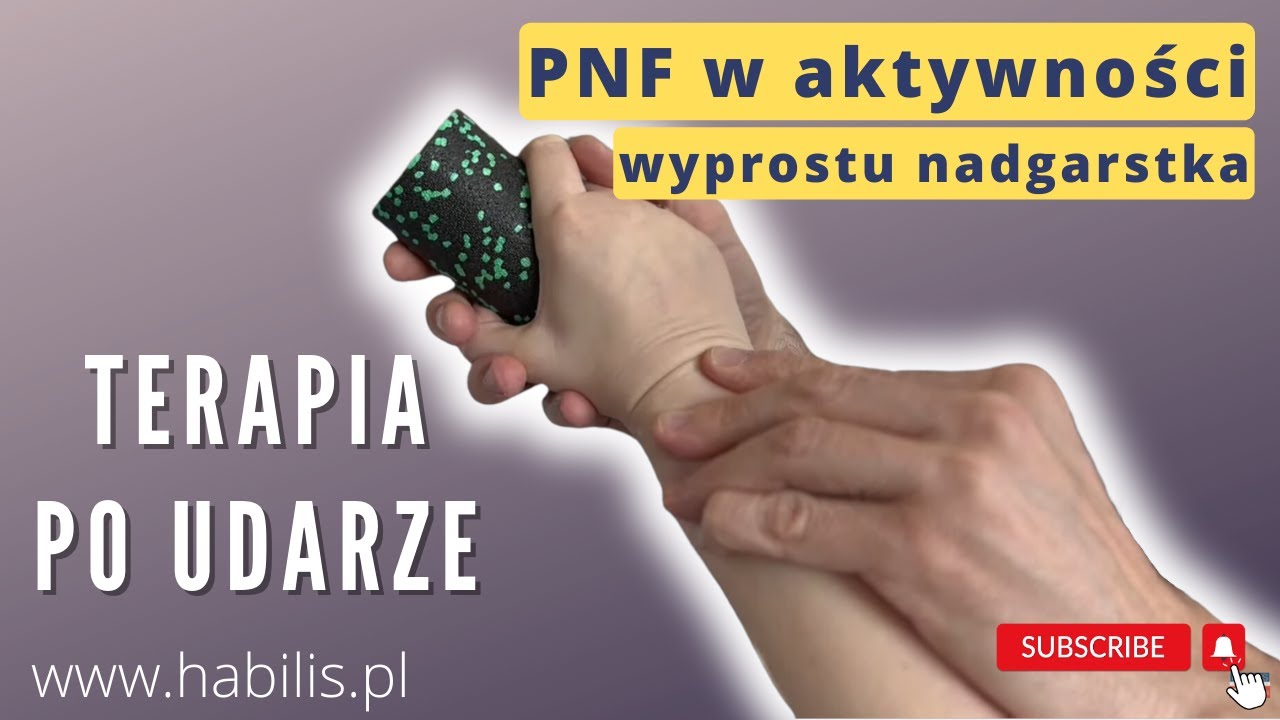 🔥TERAPIA RĘKI PO  UDARZE - PNF w aktywności wyprostu nadgarstka 💡