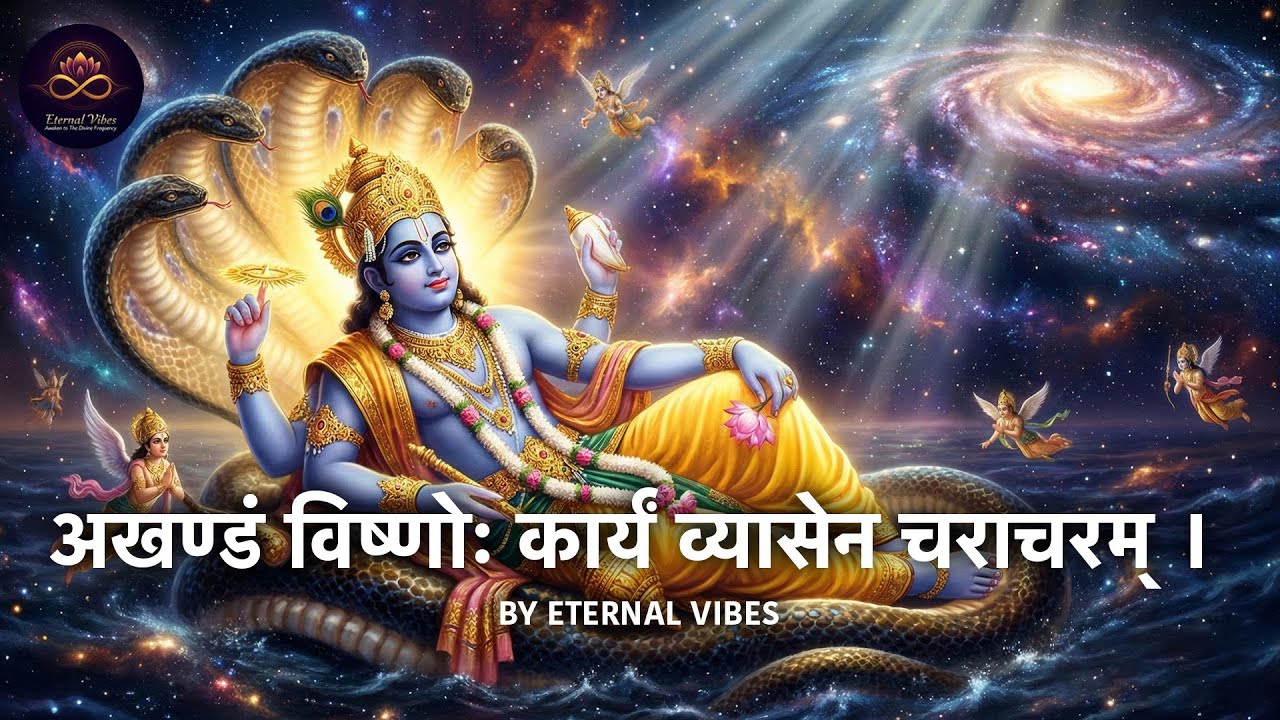 Akhandam Vishnoh Karyam | Narayan Narayan Chant | Divine Vishnu Meditation | Eternal Vibes