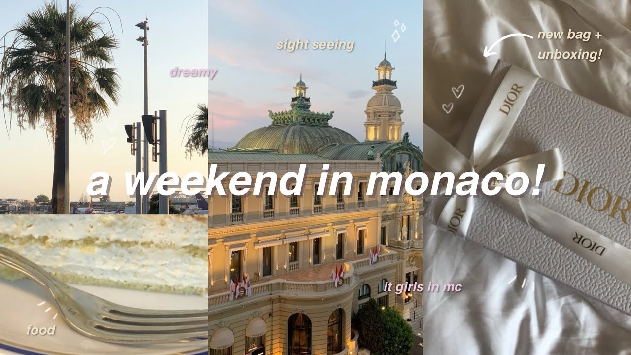 MONACO VLOG 💫 hotel de paris, shopping in monte carlo, making memories