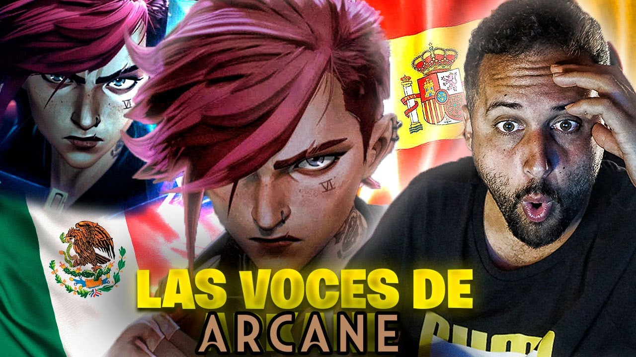 ESPAÑOL REACCIONA al DOBLAJE LATINO de ARCANE *POR PRIMERA VEZ*