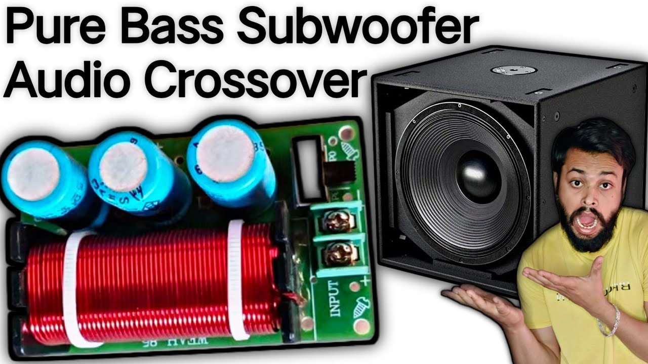 Subwoofer Bass Crossover Network Kit Sound Test