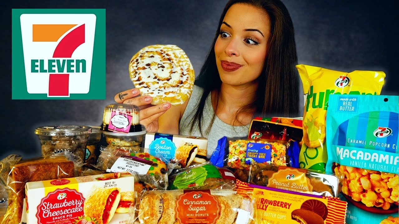 Пробуем фирменные закуски 7-ELEVEN!!!