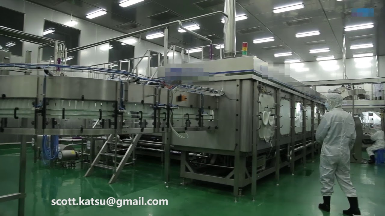 PET Aseptic filling production line  for milk aseptic filling