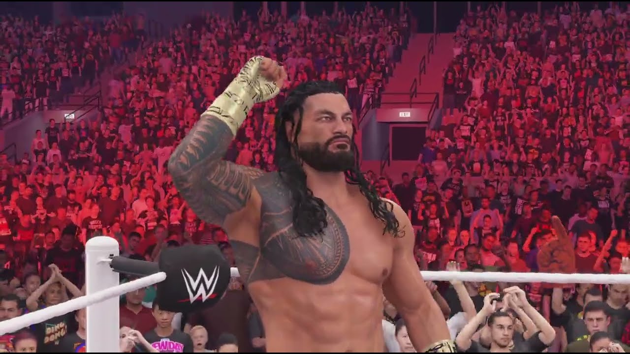 Super Roman VS Super Cena For Golden championship WWE 2K25 (Randy Orton gets next)