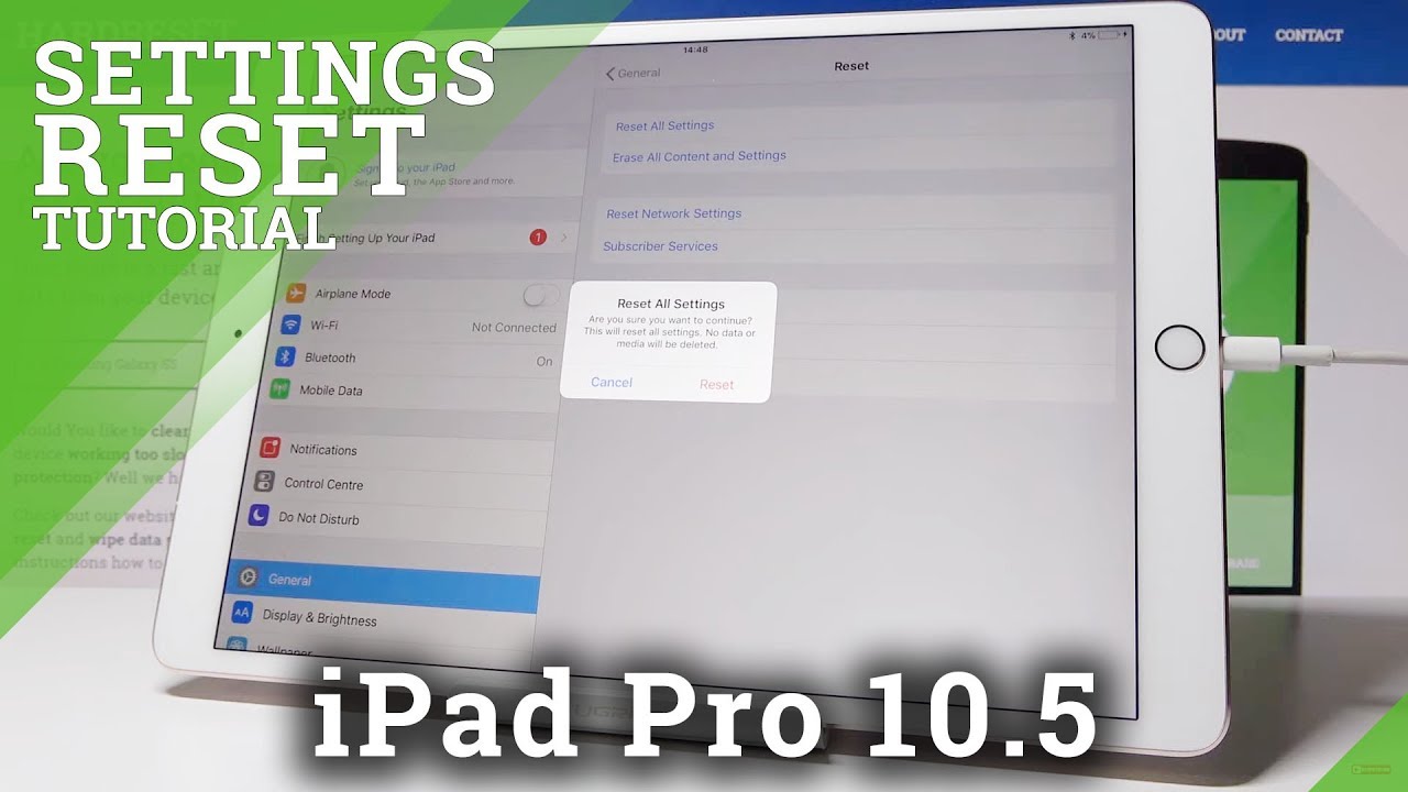 Как сбросить настройки на iPad Pro 10.5 &mdash; восстановление заводских настроек