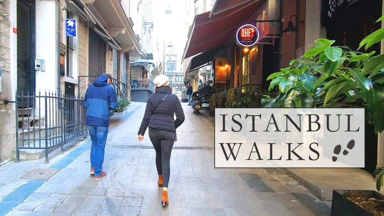 Walking in Istanbul 2019 Asmalımescit Istiklal Street | Istanbul Walking Tour 2019