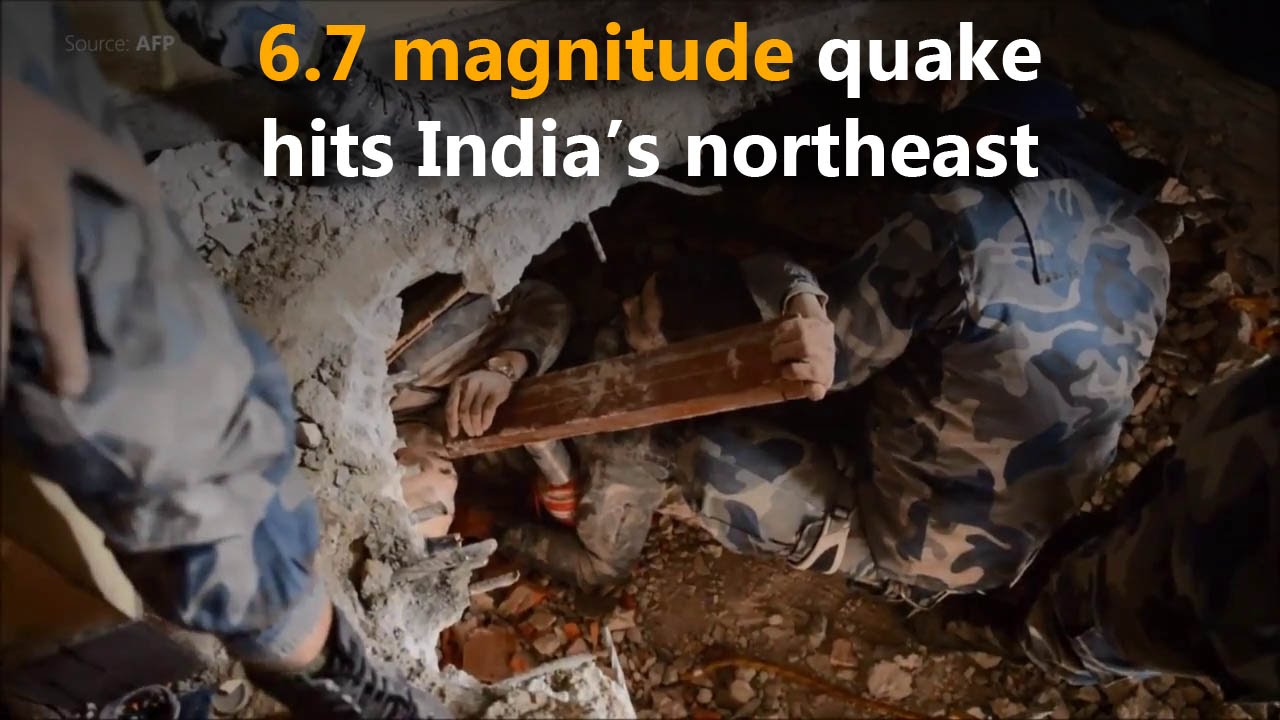 6.7 magnitude quake hits India&rsquo;s northeast; at least 9 dead, 200 injured