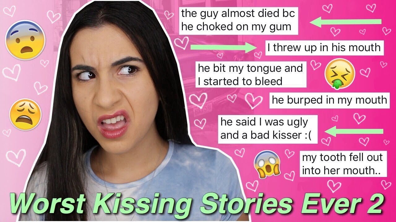 Revealing Your WORST Kissing Stories Pt  2 (disgusting) | Just Sharon