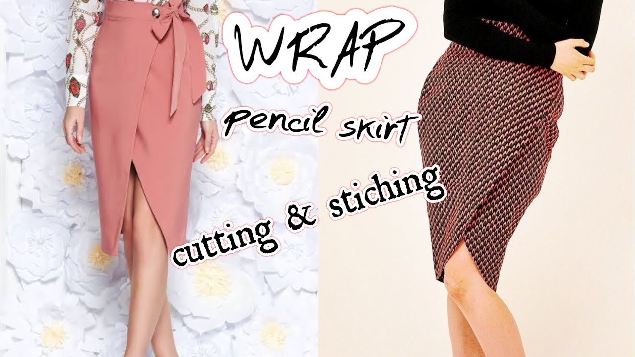 How to make a wrap skirt (DETAILED) Easiest way to make a wrap skirt