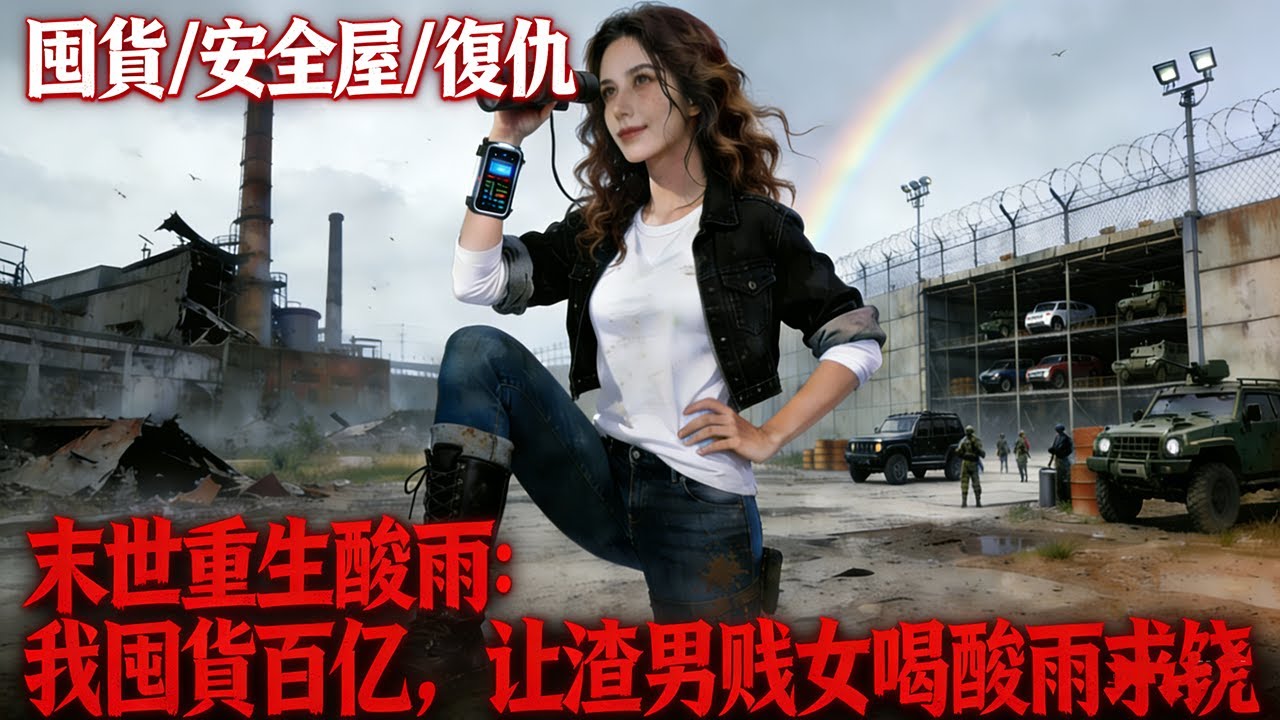 【完結/囤資】《末世重生酸雨：我囤貨百億，讓渣男賤女喝酸雨求饒》#末日#小說 #末世 #小說推文#囤資 #一口氣看完 #末世小説 #完結 #爽文 #睡前故事 #一口气看完 #末世文 #分享 #推薦