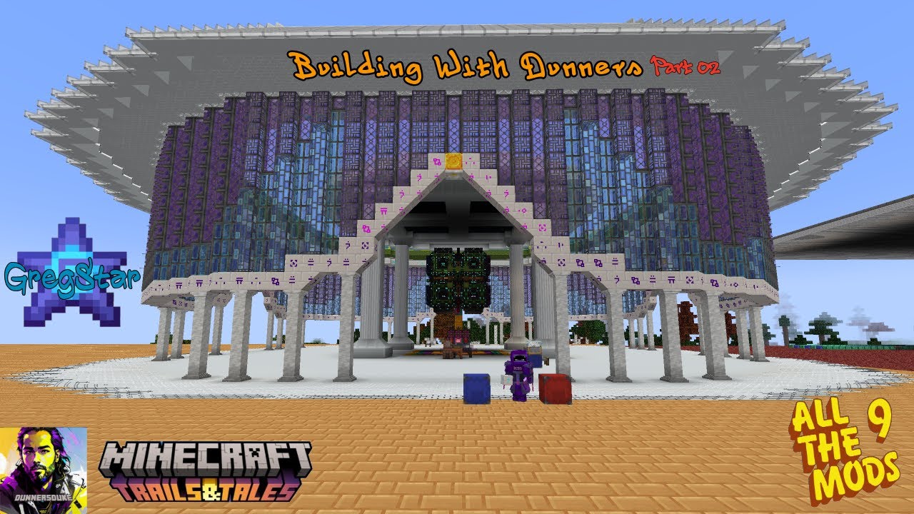 All the Mods 9 Building With Dunners. Domum Ornamentum, Chipped, Re-chiseled and Framed Blocks Part2