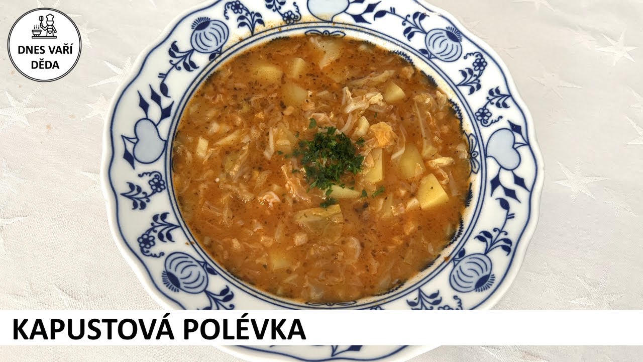 Kapustová polévka s brambory, slaninou a paprikou | Josef Holub