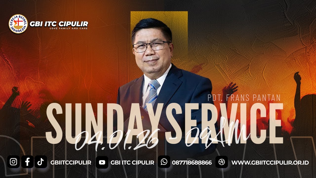 Ibadah Raya | Pdt. Frans Pantan | GBI ITC Cipulir | 04 Januari 2026
