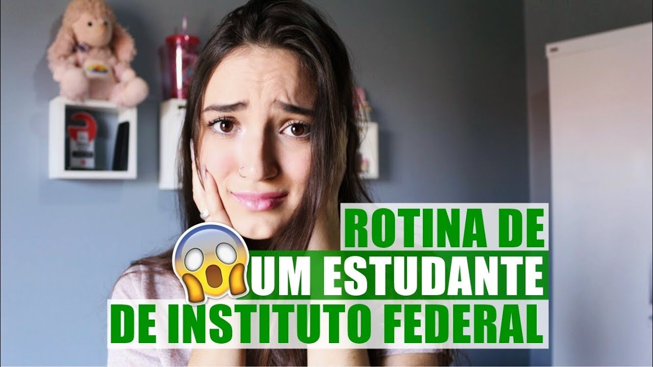 COMO É A ROTINA DE UM ALUNO DO INSTITUTO FEDERAL | #VOLTAÀSAULASCOMGABI ♡