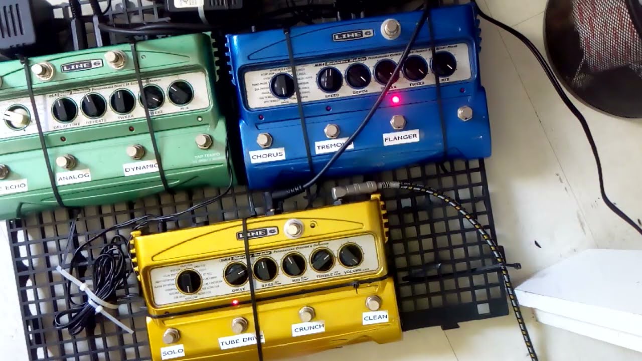 LINE6 STOMPBOX SERIES:  DL4, DM4, MM4