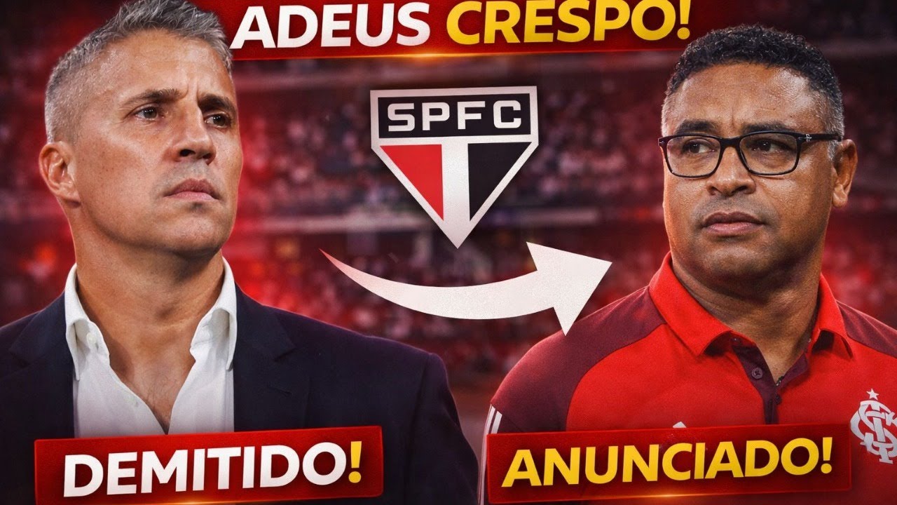 AO VIVO - ROGER MACHADO CHEGA AO S&Atilde;O PAULO AP&Oacute;S QUEDA DE CRESPO!