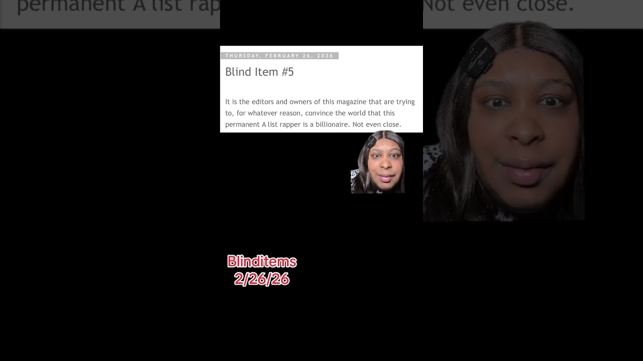 Blinditems on 2/26/26 #blinditems #celebritygossip #britneyspears #jayz #hillaryduff 