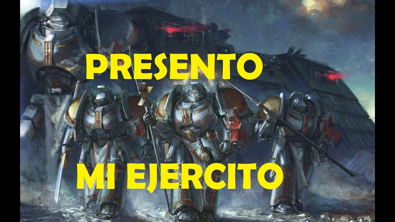 ¡WARHAMMER 40K! PRESENTACION DE TODOS LOS CABALLEROS GRISES DEL ESTUDIO.