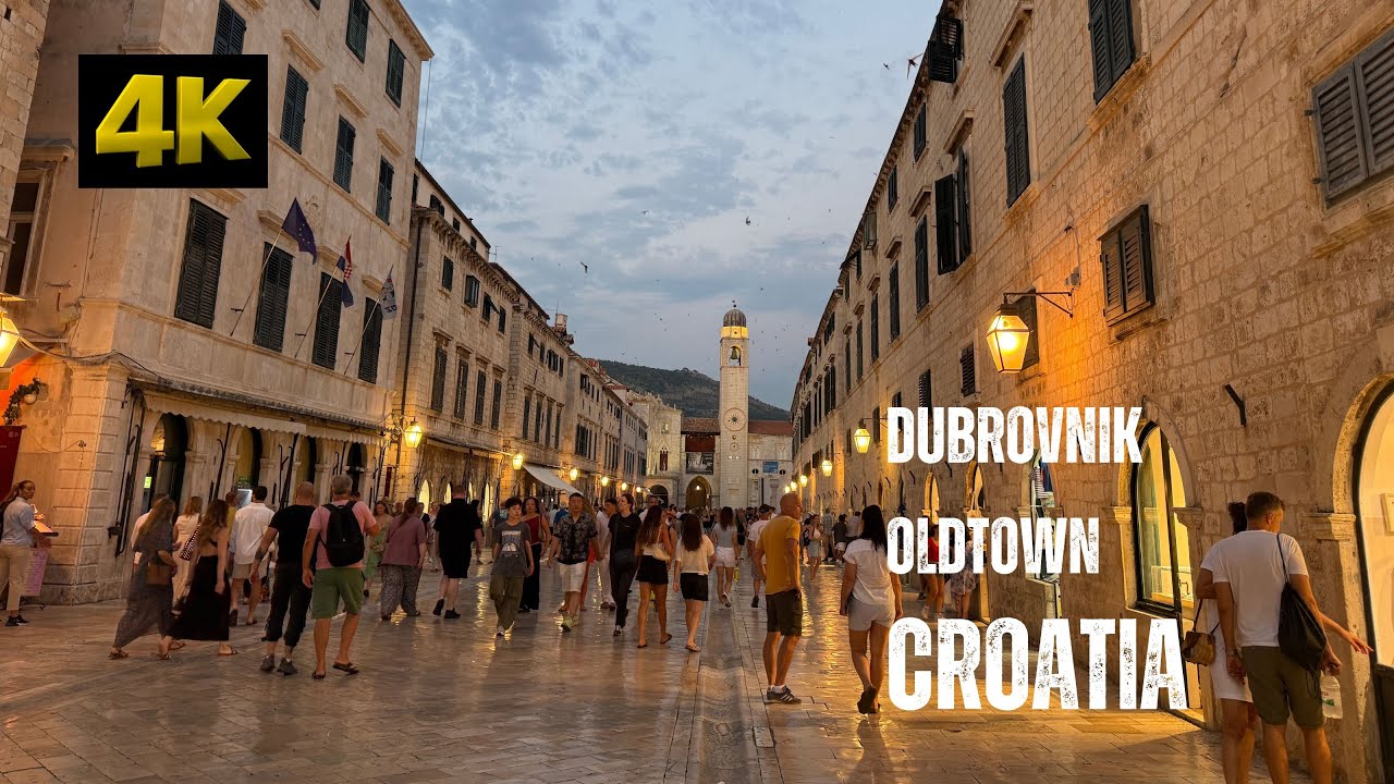 🏰 Walking Tour in Dubrovnik Old Town 🇭🇷 Croatia 4K UHD - 60FPS | July 2025