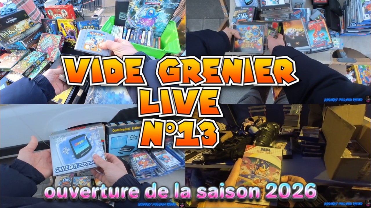 vide grenier live N&deg;13 // Ouverture de la saison 2026