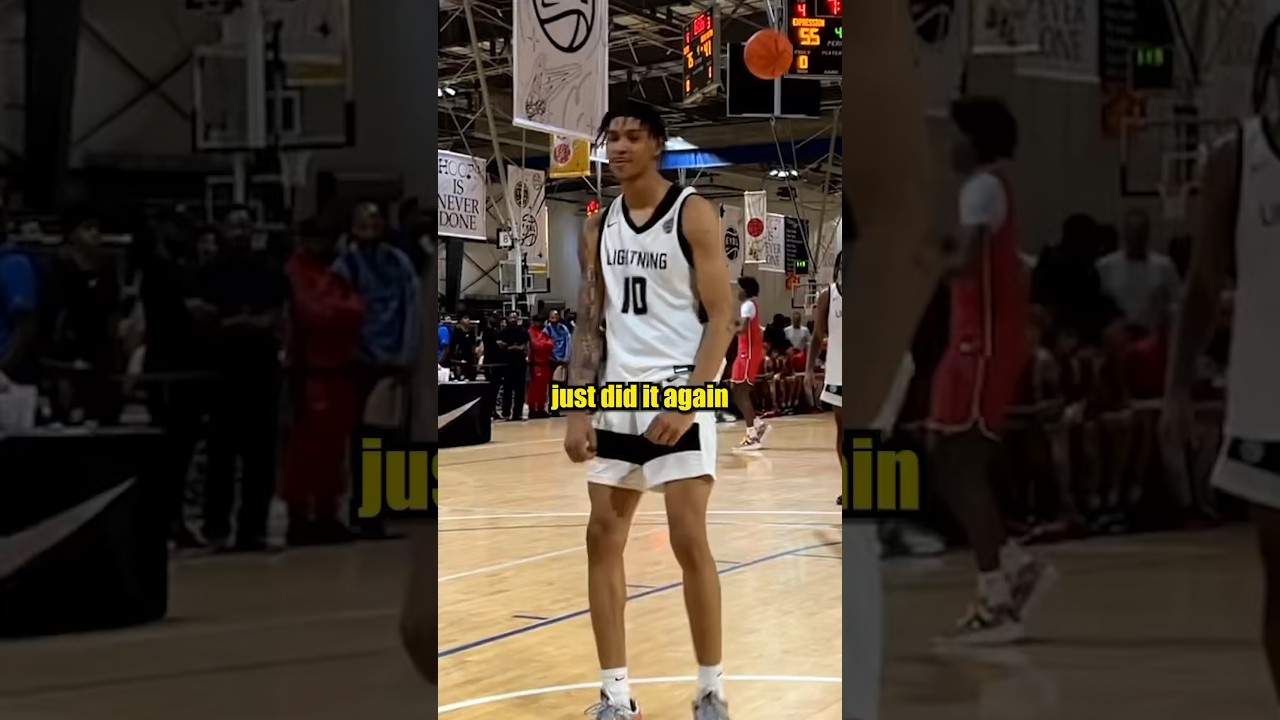 Джаки Ховард &mdash; лучший данкер в старшей школе 😳 #баскетбол #нба #ballislife