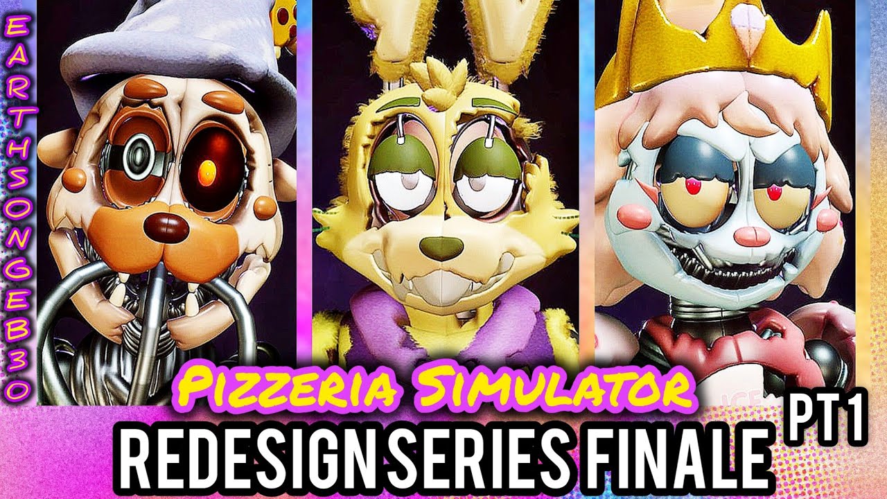 FNAF6 TEN FINALE: THE SCRAP ANIMATRONICS! ( PART 1 ) #film #horror #fnaf #foundfootage