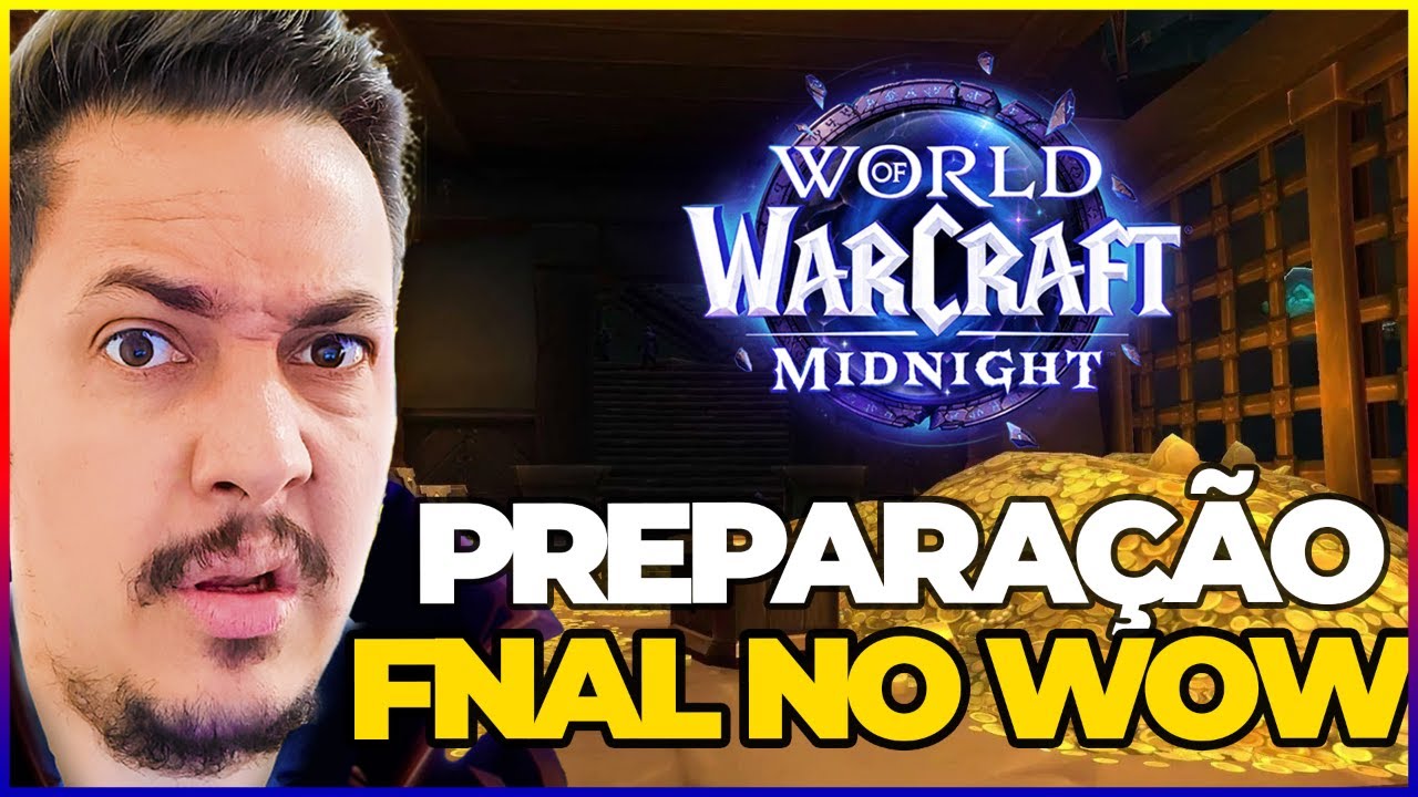 [LIVE] PREPARA&Ccedil;&Atilde;O FINAL WOW MIDNIGHT #13 #WOW #canalnoobgo #skinscs2